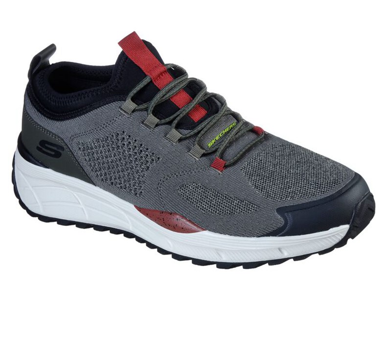 Skechers Relaxed Fit: Equalizer 4.0 Trail - Terrator - Mens Slip On Shoes Olive/Black [AU-LL3052]